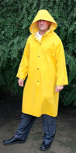 Classic .35mm PVC Raincoat with Detachable Hood - Image 3