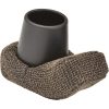 BLACK Nova Walker Ski Glides with Fabric Covers - Image 3