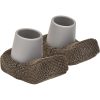 GRAY Nova Walker Ski Glides with Fabric Covers - Image 2